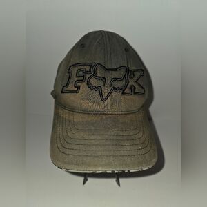 Vintage Fox Racing Flexfit Hat Cap Large/X-Large Y2K Motocross Skater Grundge